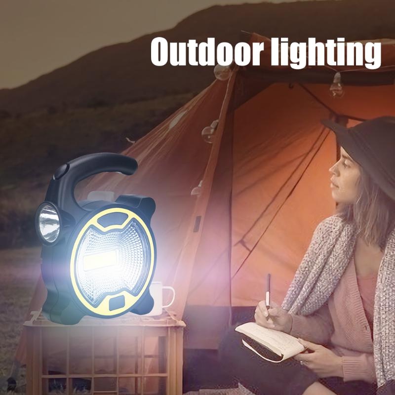 Đèn led cob chống thấm nước có thể sạc lại dùng khi đi cắm trại