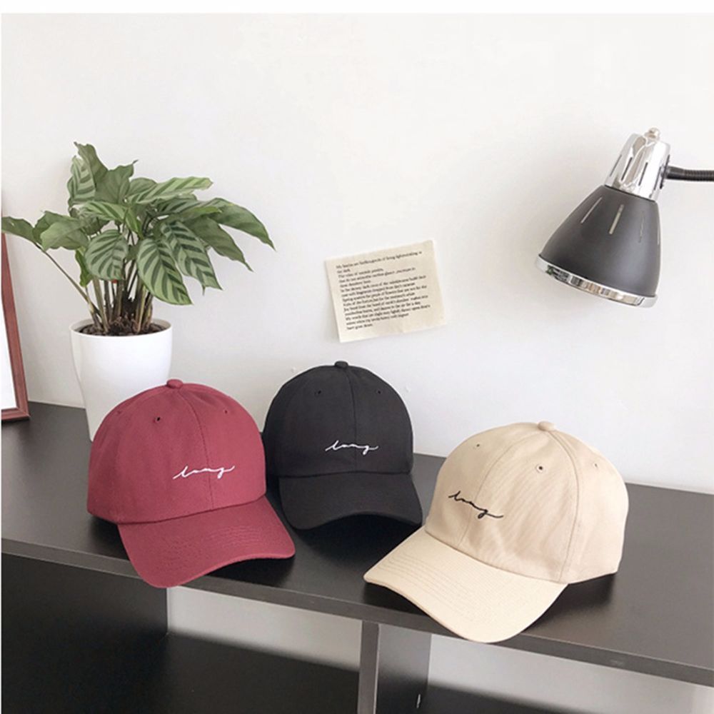 AROMA Casual Baseball Caps Women Embroidery Sun Hats Men Summer Hop Hip Snapback Unisex Simple Letter Caps/Multicolor