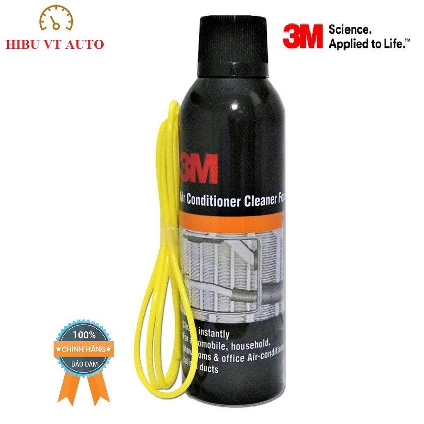 Chai Dung Dịch Vệ Sinh Dàn Lạnh ÔTô 3M Air Conditioner Cleaner Foam (250ml) Giúp làm sạch và khử mùi hệ thống điều hòa