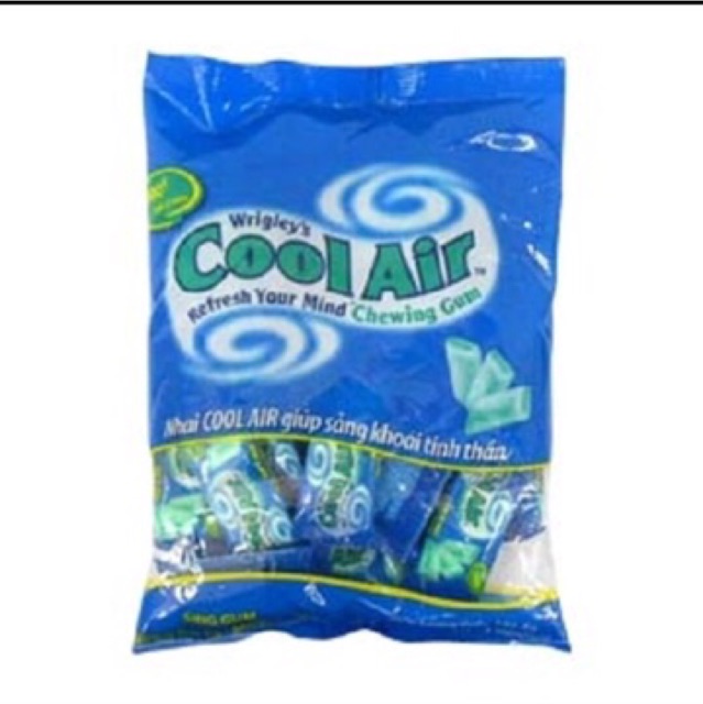 Gói kẹo cao su cool air gói 110v - kẹo cao su mentos gói 40 viên - quán ăn vặt tuổi thơ trước cổng trường