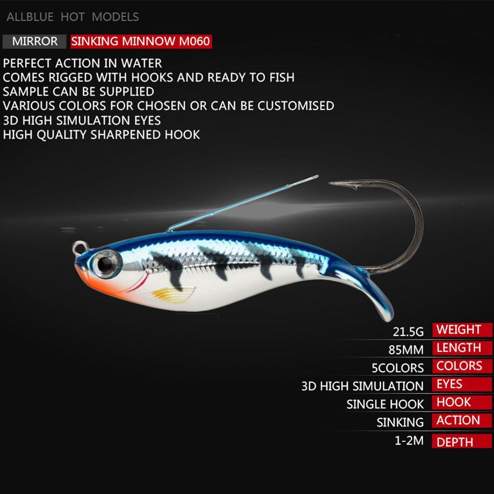 Mồi Câu Cá Cứng 8.5cm 21.5g Bằng Chì