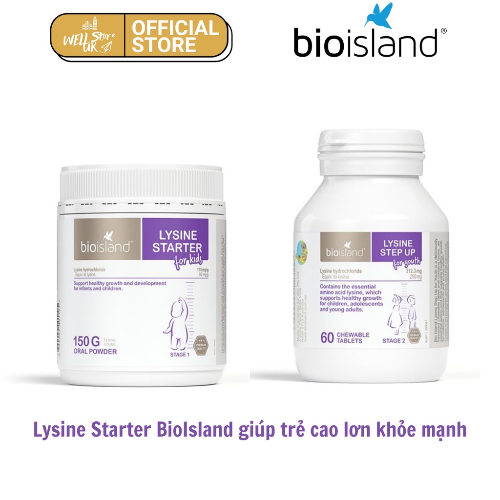 LYSINE STEP UP- VIÊN UỐNG TĂNG CHIỀU CAO CHO BÉ TỪ 6TUỔI