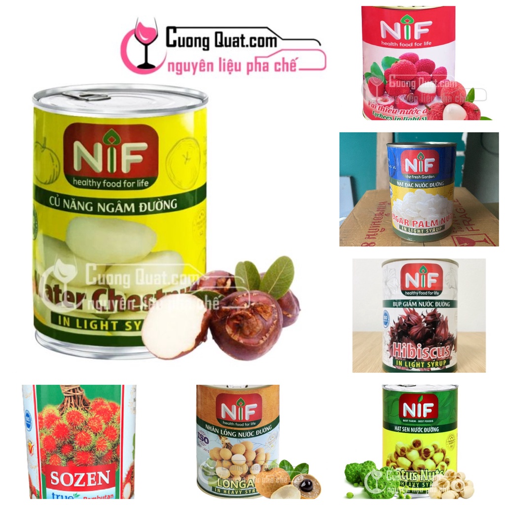 Trái Cây Đóng Lon (Nhiều Loại) NIF