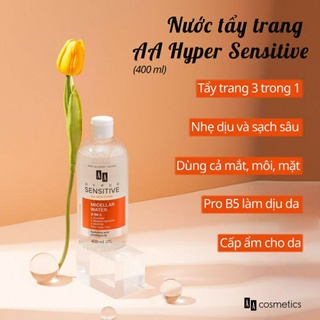 Nước tẩy trang 3in1 AA Hyper Sesnitive - AA Cosmetics