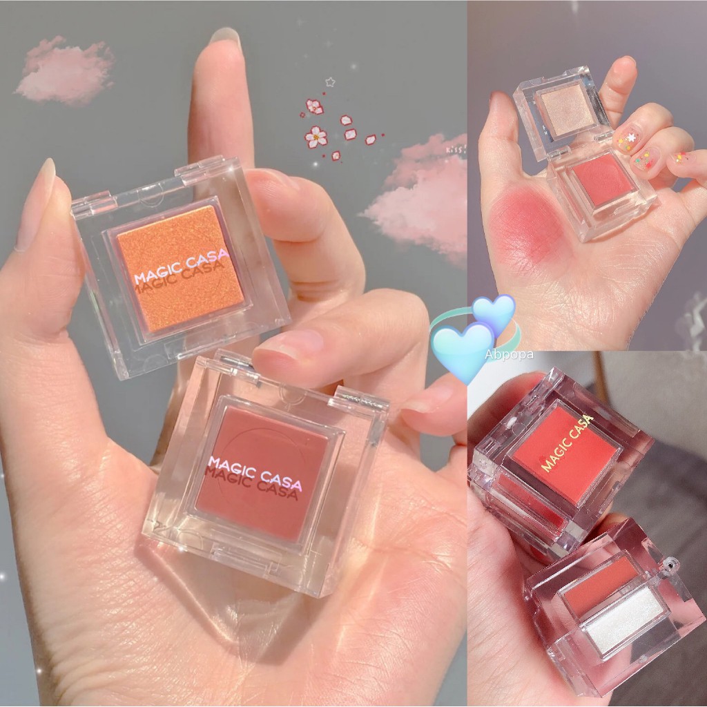Phấn Má Bắt Sáng Hai Màu Tự Nhiên Lâu Trôi Magic Casa | BigBuy360 - bigbuy360.vn