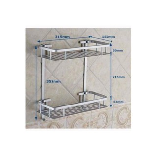 Kệ Inox 2 Tầng Loại 1