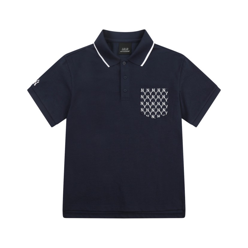Áo polo ngắn tay Monogram Pocket Pique