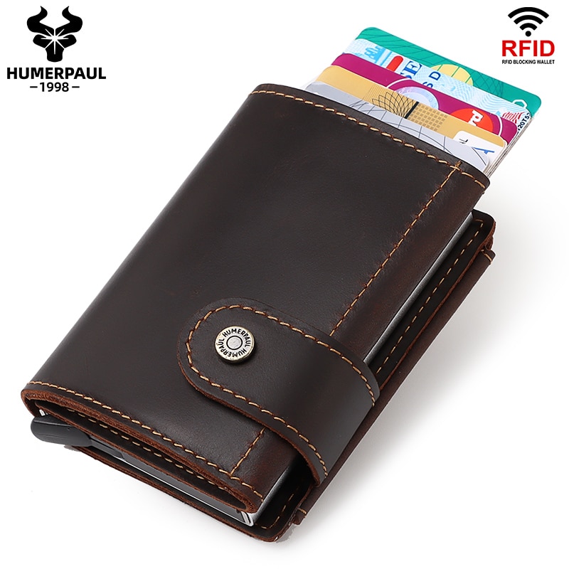 Ví đựng thẻ tín dụng RFID mini bằng nhôm chất lượng cao