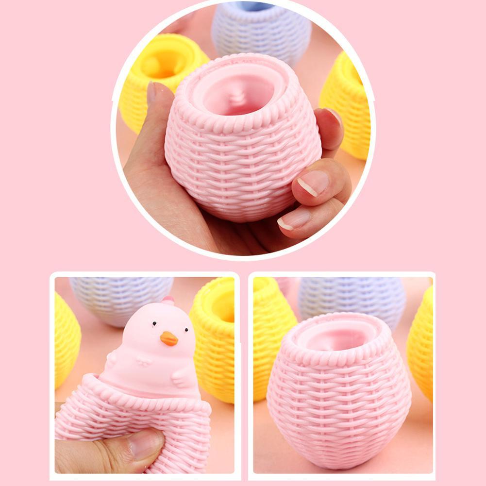 Đồ chơi bóp hình con gà squishy vui nhôn cho bé