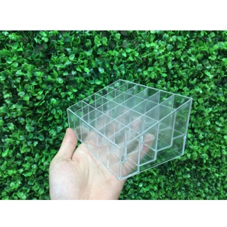 Khay Đựng Son 24 ô trong suốt Meca