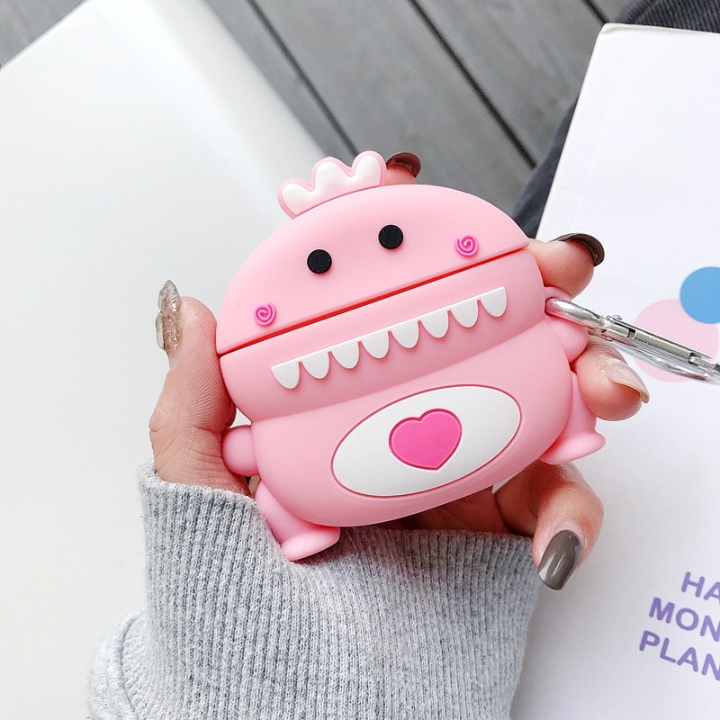 Vỏ bảo vệ hộp sạc tai nghe không dây bằng silicon dễ thương cho Edifier LolliPods/Lollipods plus TWS200