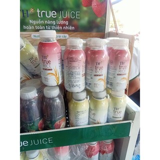 THÙNG NƯỚC GẠO RANG/ GẠO LỨT ĐỎ TH TRUE RICE (300ml*24 chai)