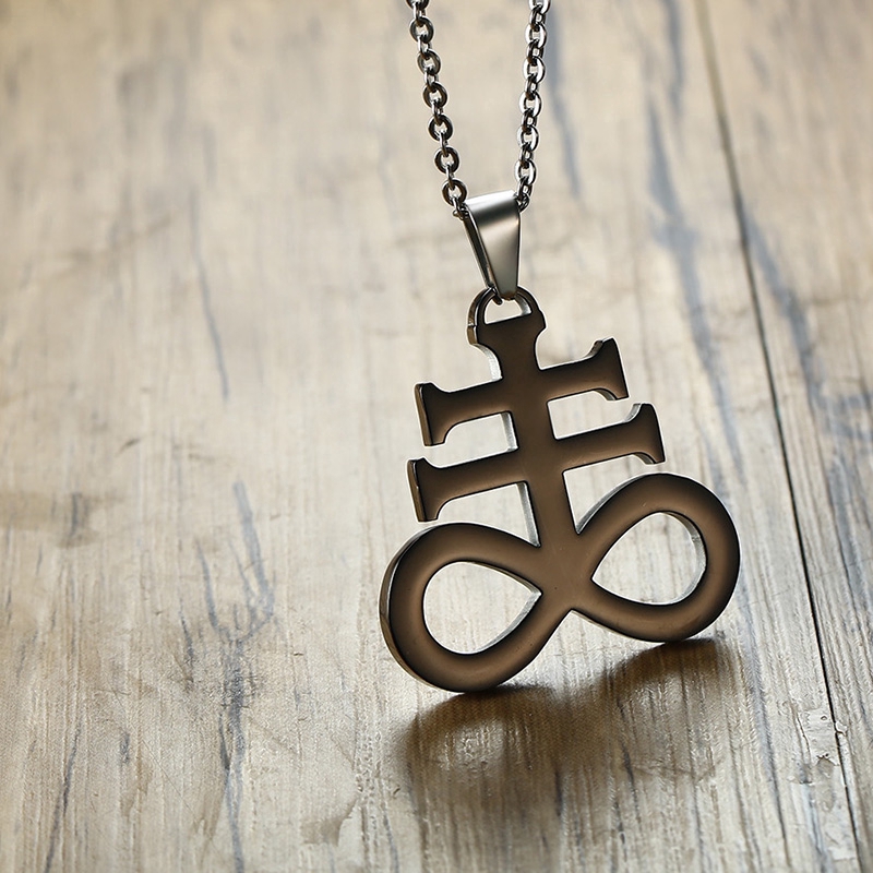 Vnox Dây Chuyền Mặt Thánh Giá Bằng Thép Không Gỉ Màu Đen / Vàng / Bạc