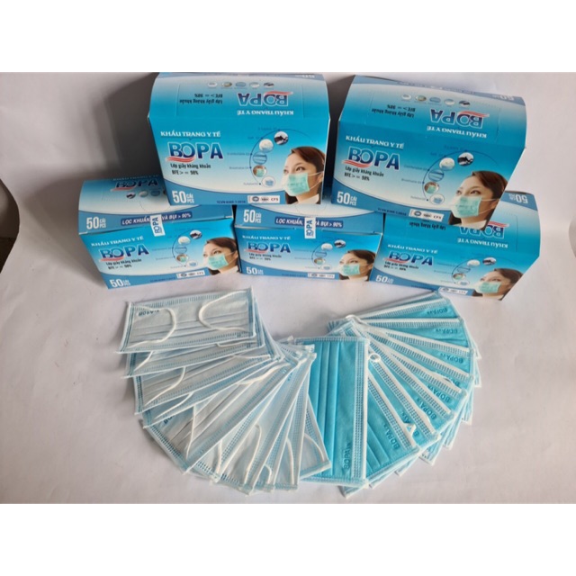 Khẩu trang y tế 4 lớp đạt chuẩn, đầy đủ giấy tờ