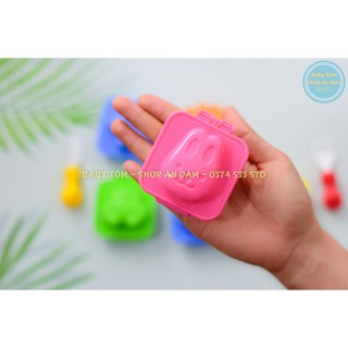 1 Khuôn cơm bento Nhật,khuôn đậu hũ cho bé ăn dặm NPP Baby Tôm