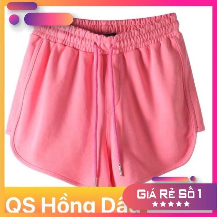 XẢ Quần short, quần đùi nữ vải thun da cá cạp cao dây rút, freesize 40-57kg rất đẹp và thoải mái | BigBuy360 - bigbuy360.vn