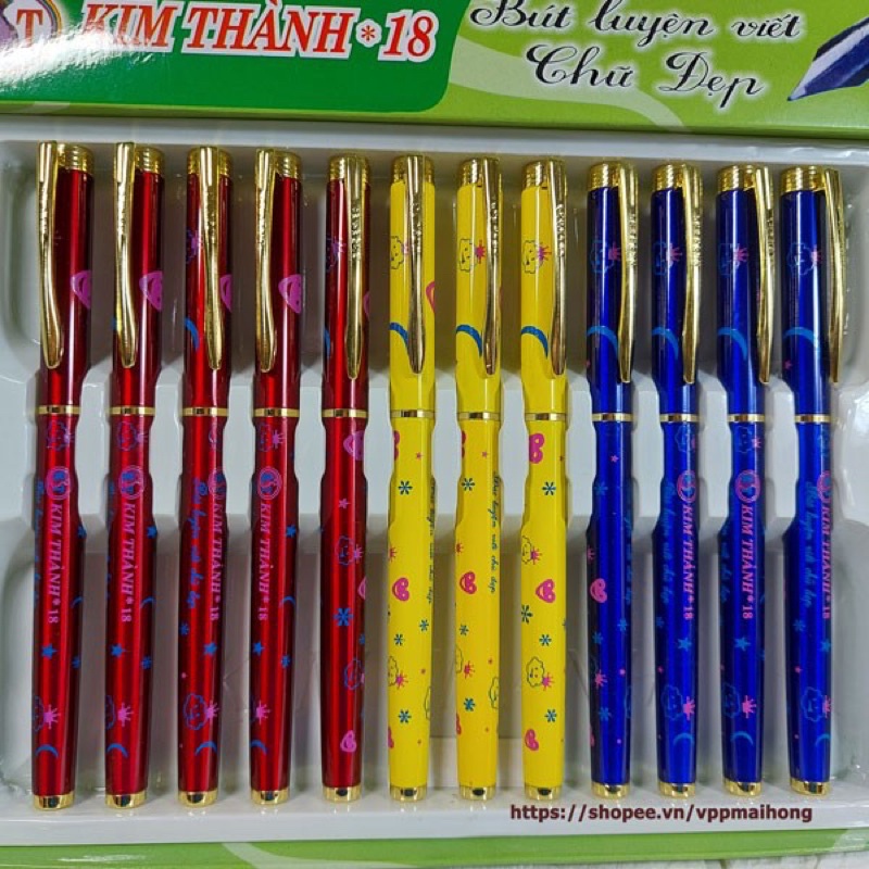 Bút máy luyện chữ đẹp rèn chữ thanh đậm Kim Thành 18,19,20,32,56,61,62