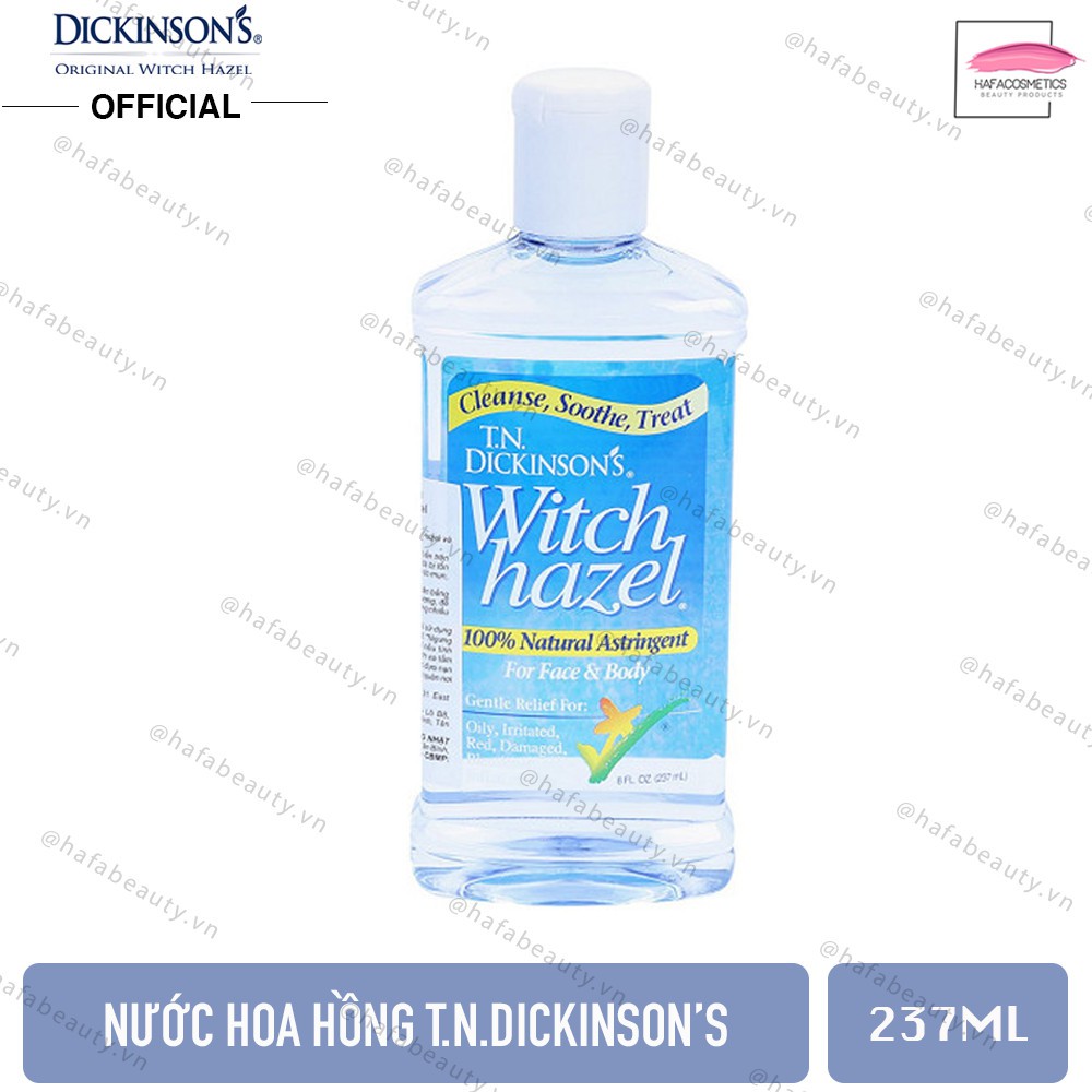 Nước hoa hồng T.N. DICKINSON'S Witch Hazel Astringent_ DICKINSON'S Chính Hãng
