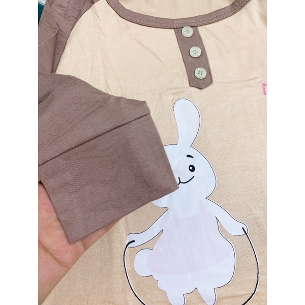 Bộ quần áo dài tay chui cổ vải thun lạnh điều hoà Minky mom phối màu bé trai bé gái 6-17kg