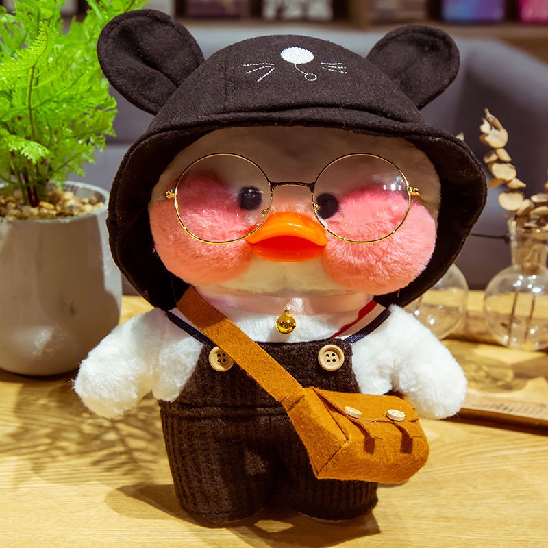 Thú Nhồi Bông Hình Chú Vịt Vàng Siêu Dễ Thương Làm Quà Tặng Tốt Nghiệp