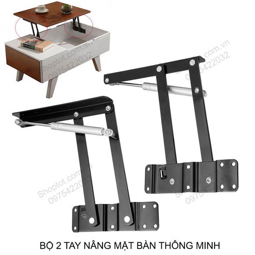 Tay nâng hạ bàn-chuyển bàn trà thành bàn ăn