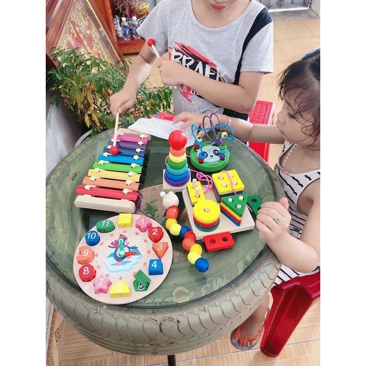 Đồ Chơi Gỗ Montessori,Tổng Hợp Các Món Đồ Chơi Phát Triển Trí Tuệ,Rèn Luyện Tư Duy Cho Bé