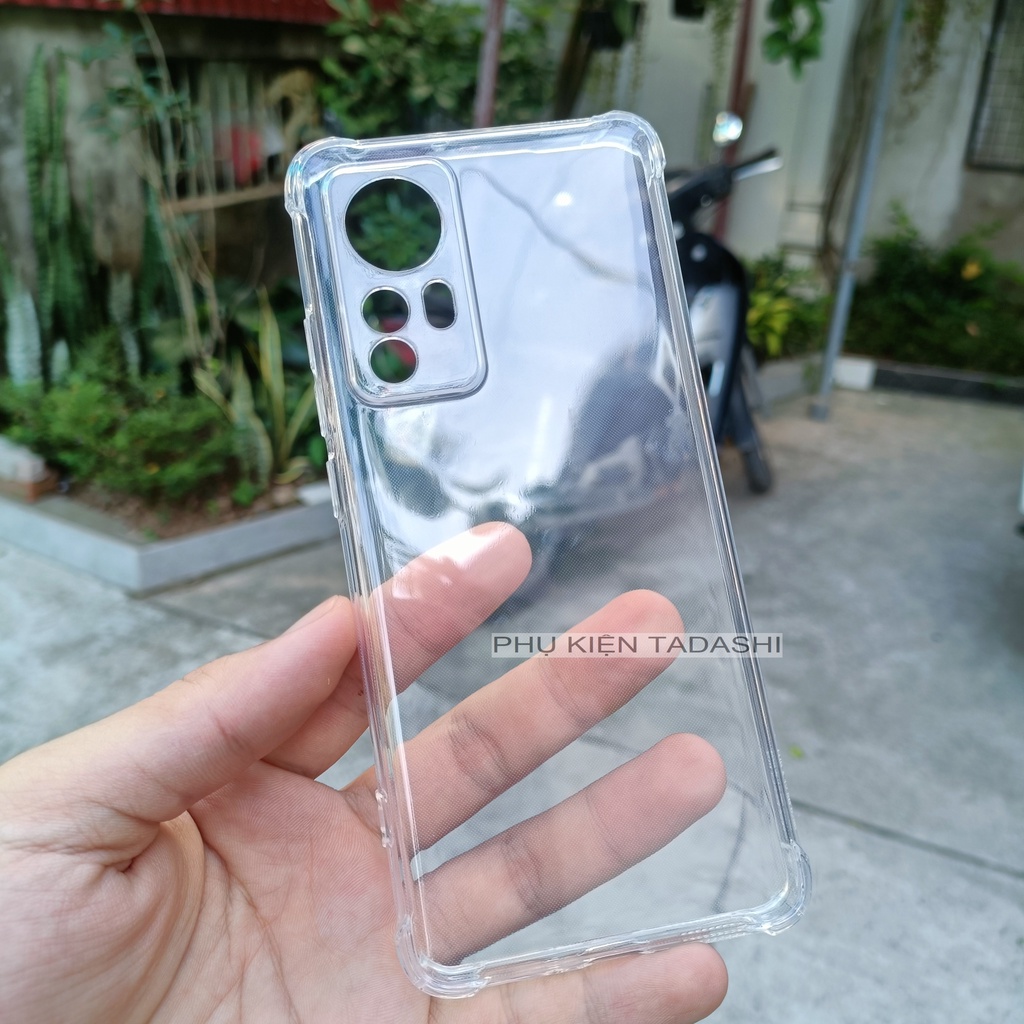 Ốp Lưng Chống Sốc Xiaomi 12/ 12X/ 12S, Xiaomi 12 Pro/12S Pro, 12T/ 12T Pro/ 12 Lite 5G/ 13 Lite Trong Suốt Bảo Vệ Camera