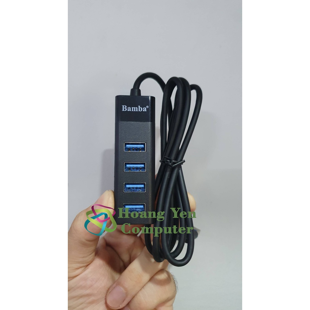 Hub USB 4 Cổng Bamba B1 2.0, Bamba B3 30 chính hãng - BH 12 Tháng - Hoàng Yến Computer