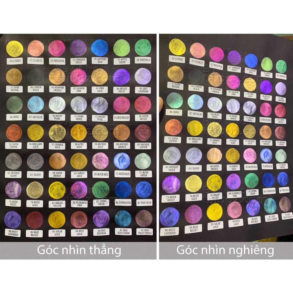 - BỘT MÀU NHŨ JACQUARD PEARL EX