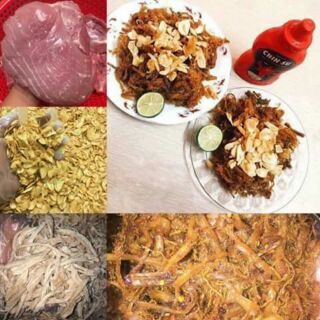 Heo khô tỏi cháy