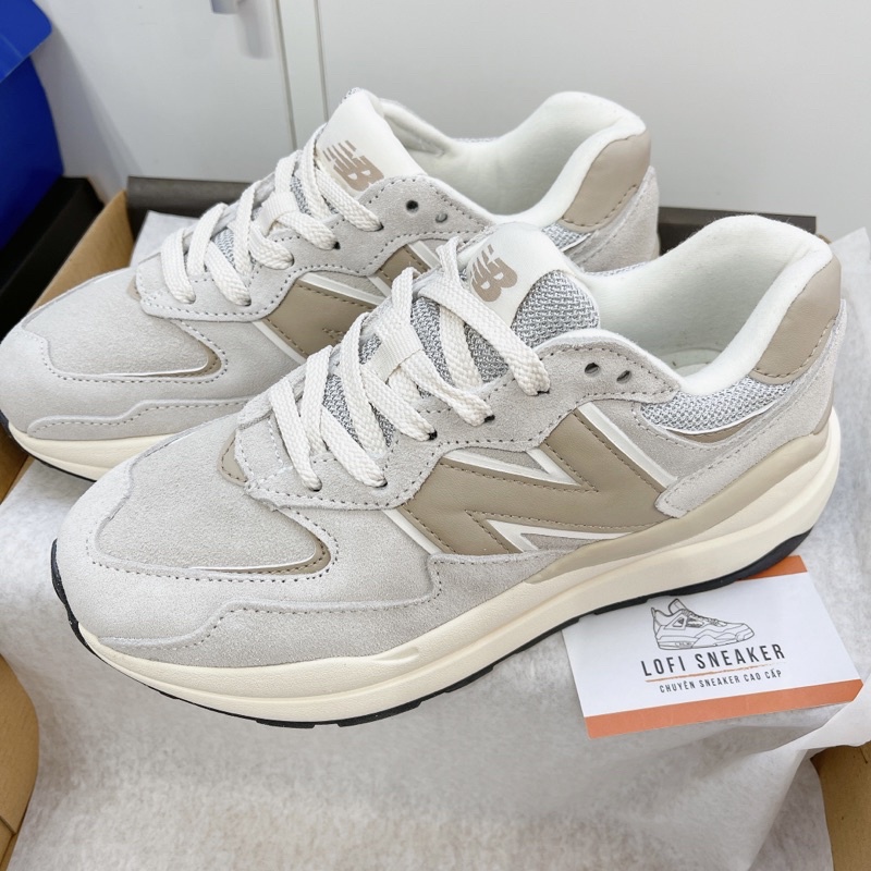 Giày Sneaker NB New Balance 5740 Classic Beige|Nb 5740 Kem nam Nữ