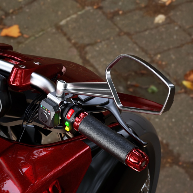 Đệm Sưởi Ấm Tay Lái Xe Máy 12V Dễ Lắp Đặt