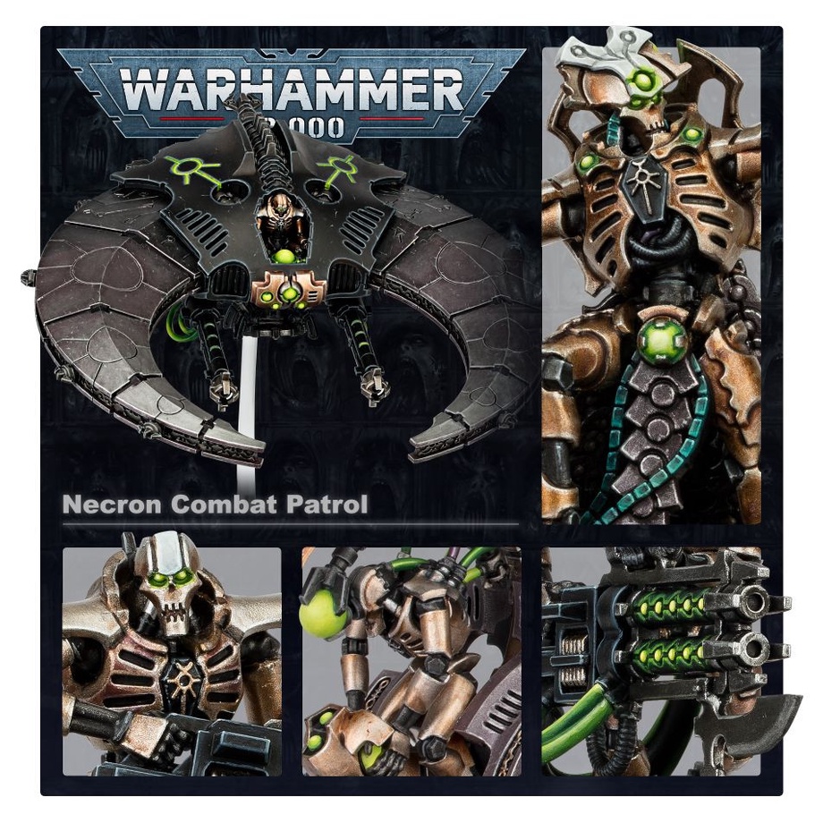 Mô hình nhân vật Warhammer 40k Combat Patrol: Necrons