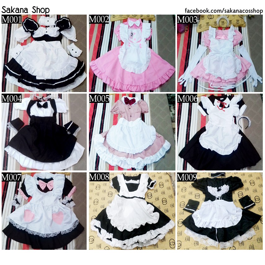 Trang phục hầu gái cosplay đồng giá 350k