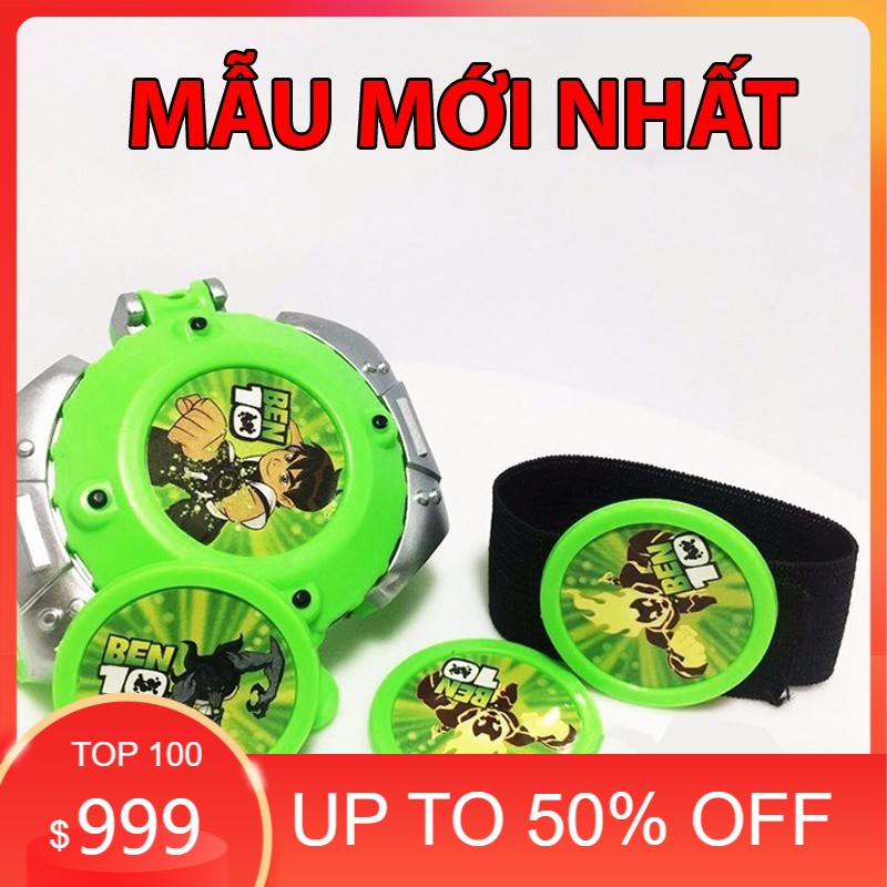 Đồ Chơi Đồng Hồ Ben 10 Cho Bé, Chiếu Sáng 24 Nhân Vật, Chất Liệu Nhựa ABS An Toàn Tuyệt Đối Cho Bé Sử Dụng - TT
