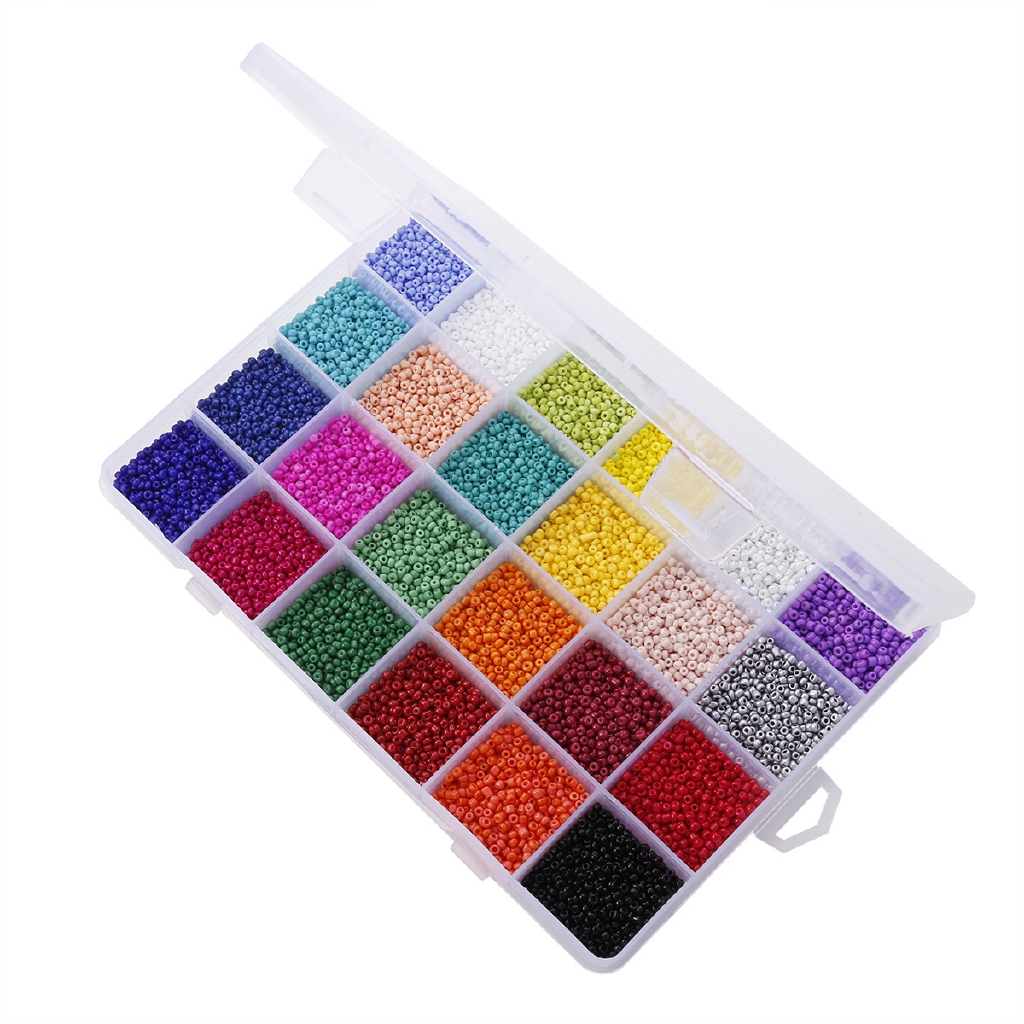 Hạt Thủy Tinh 2mm Làm Trang Sức Thủ Công