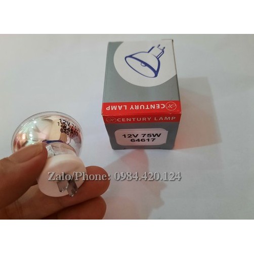 Bóng đèn nha khoa cho máy trám răng chân dẹp 12v 75W