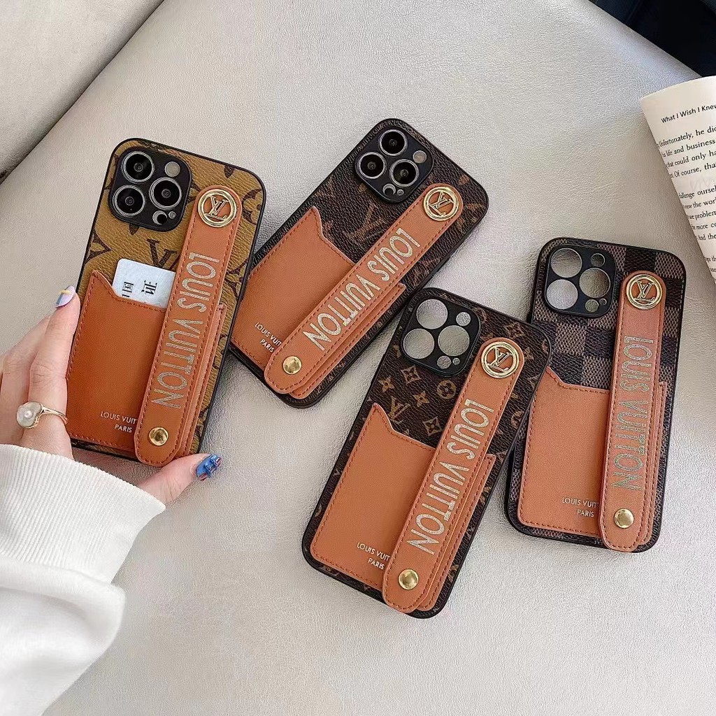 Ốp Điện Thoại In Logo Gucci Kèm Dây Đeo Cho iphone 13 Pro Max i13 13pro 11 Pro Max i11 iX Xs Xs Max 7plus 8plus 12Pro 12 Pro Max