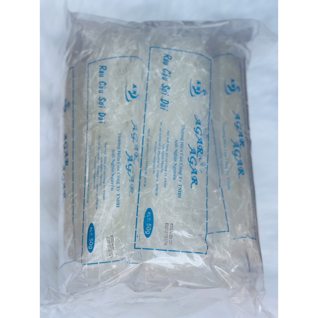 Rau câu sợi DÀI thương hiệu ANN 1 gói 50 Gram -  Chất lượng thơm ngon