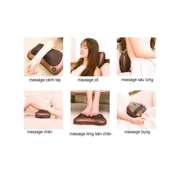 GỐI MASSAGE HỒNG NGOẠI 8 BI MAGIC PL- 819