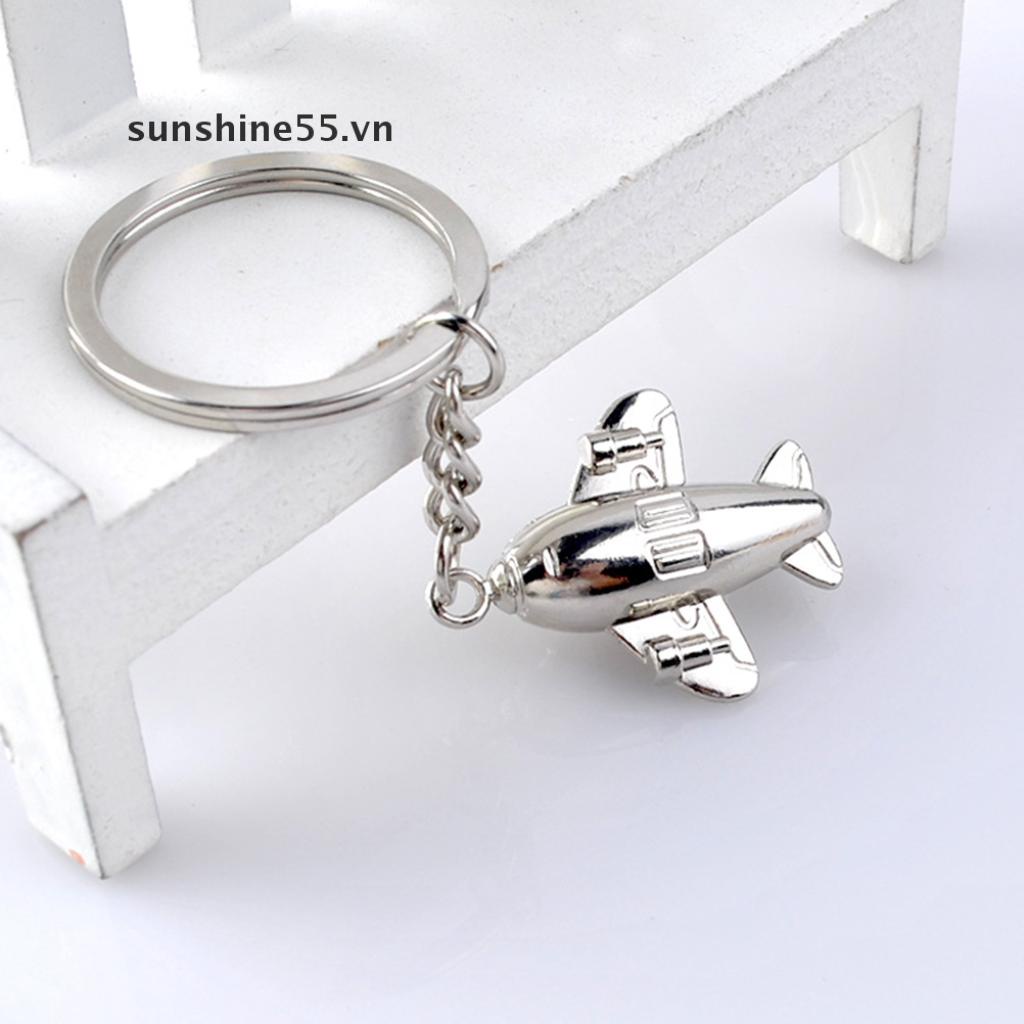 Móc Khóa Kim Loại Hình Máy Bay Sunny55 Cá Tính