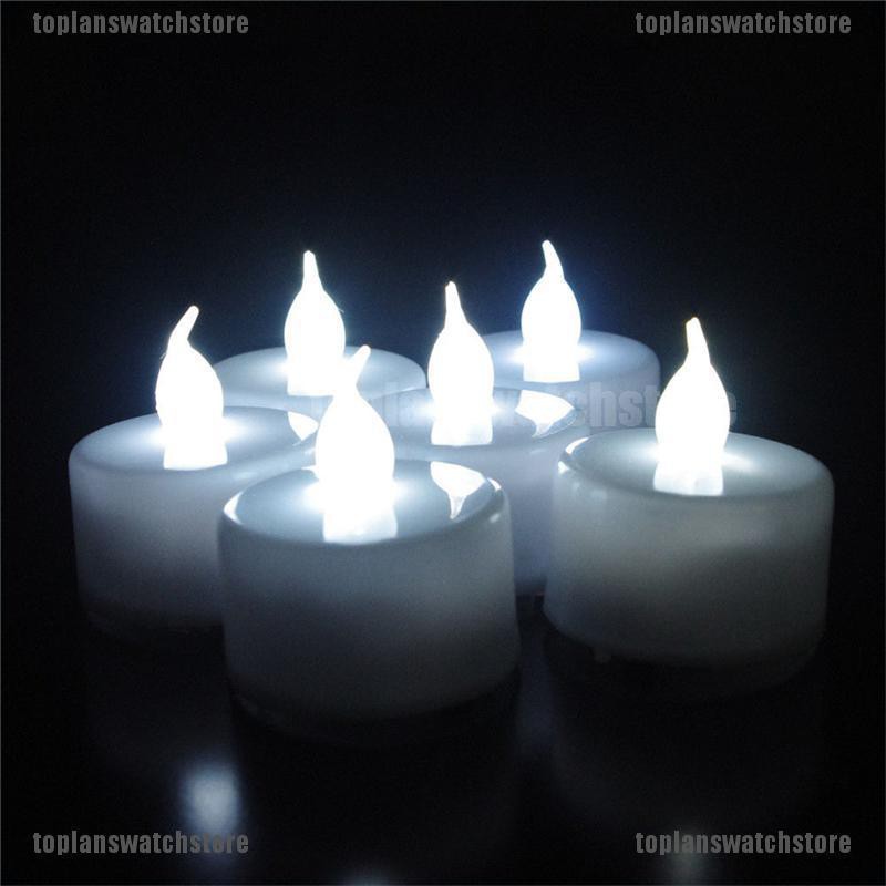 Bộ 12 Đèn Led Trà Không Lửa Trang Trí Tiệc Cưới