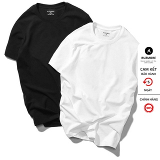 Áo Thun Cotton Nam Cao Cấp Đẹp Local Brand 2 Màu Đen Trắng Chính Hãng Vải Xuất Dư Xịn