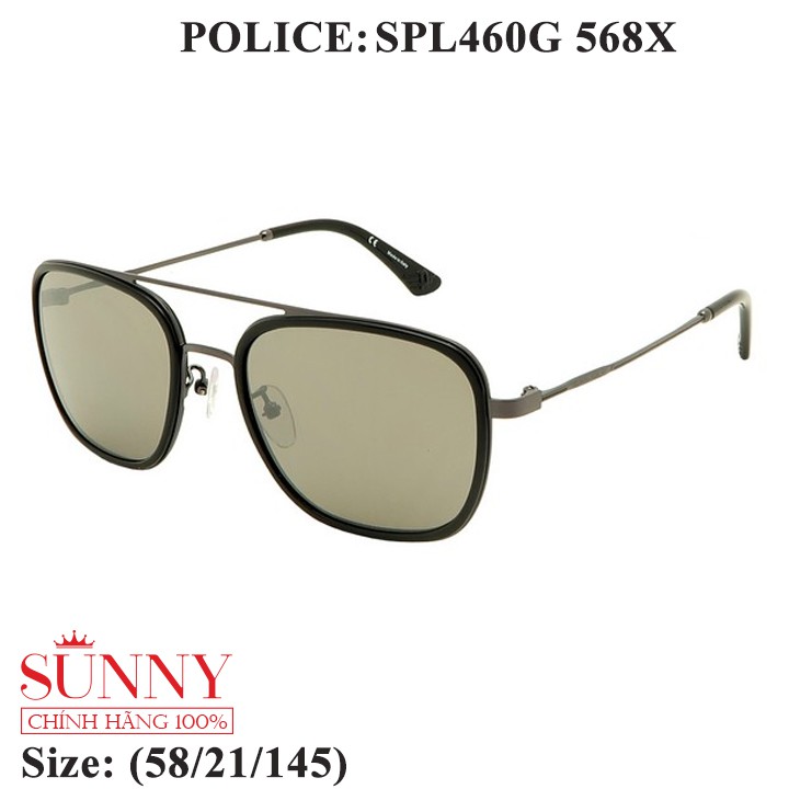 Kính mát chính hãng Police SPL460G màu sắc thời trang, thiết kế dễ đeo bảo vệ mắt