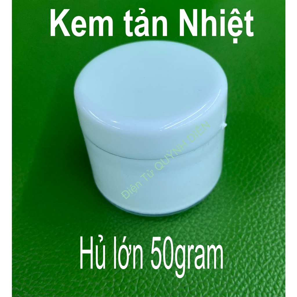 Keo tản nhiệt máy tính cpu ic loại Hủ lớn 50gam (kem tản nhiệt màu trắng)