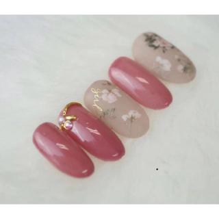 Miếng Dán Trang Trí Móng Tay Họa Tiết Hoa