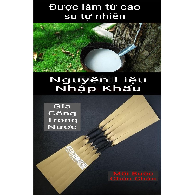 Dây ná cao su, thun ná chính hãng precise 0.5-0.55-0.65mm độ chính xác cao, siêu bền
