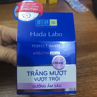 Hada Labo PERFECT WHITE ARBUTIN CREAM – Kem Hada Labo TRẮNG HOÀN HẢO