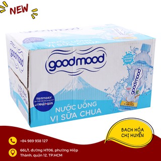 24 chai nước uống Good Mood vị sữa chua 455ml