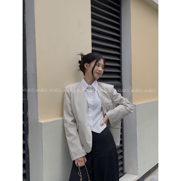 Blazer hàn 2 lớp (Áo vest form rộng)